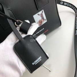 Burberry Printed Leather Handbag Messenger Bag