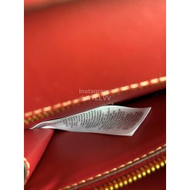 Burberry Fashion Flip Crossbody Bag For Women Rose Red