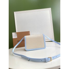 Burberry Fashion Flip Crossbody Bag For Women Blue