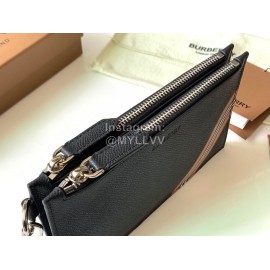 Burberry Printed Grain Leather Handbag