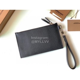 Burberry Printed Grain Leather Handbag