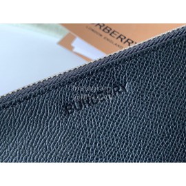 Burberry Printed Grain Leather Handbag