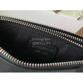 Burberry Printed Grain Leather Handbag