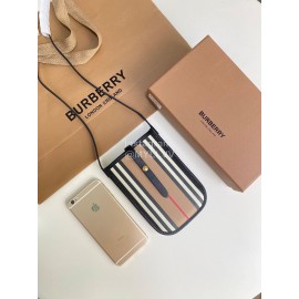 Burberry Stripe Canvas Cross Mobile Phone Cover