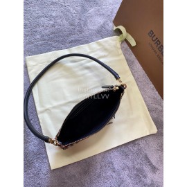 Burberry Vintage Check Leather Shoulder Bag