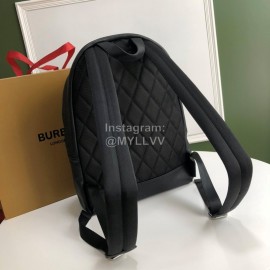 Burberry Black Leather Leisure Backpack