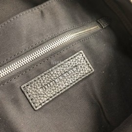 Burberry Black Leather Leisure Backpack