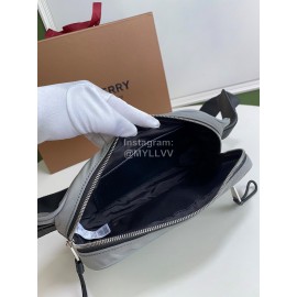 Burberry Grey Nylon Waist Bag Chest Bag