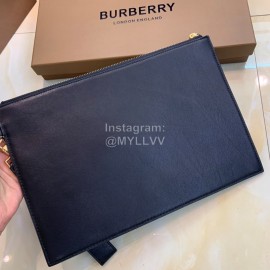 Burberry Blue Leather Handbag