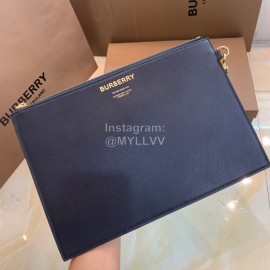 Burberry Blue Leather Handbag
