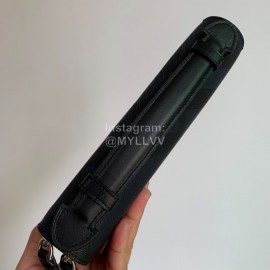 Burberry Double Zipper Handbag For Men Blue