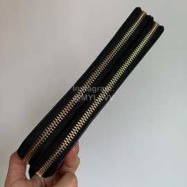 Burberry Double Zipper Handbag For Men Coffee