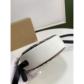Burberry Retro Checkered Round Messenger Bag