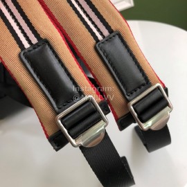 Burberry Fashion Wine Red Backpack