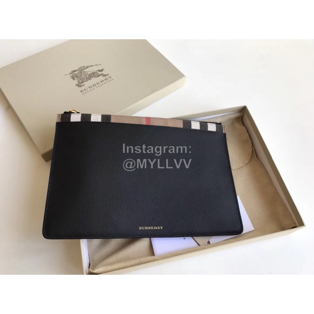 Burberry Classic Handbag For Men And Women Black