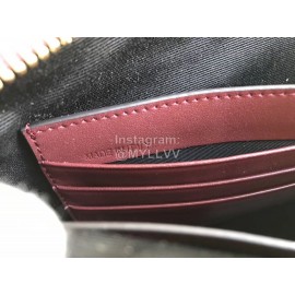 Burberry Classic Handbag For Men And Women Purplish Red