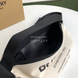 Burberry Bright Print Canvas White Waist Pack Chest Pack