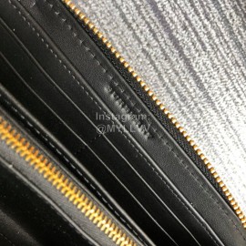 Burberry Classic Plaid Zipper Long Wallet Brown