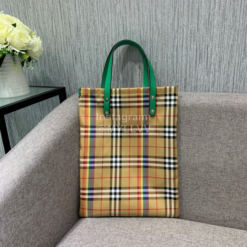 Burberry Small Classic Plaid Handbag