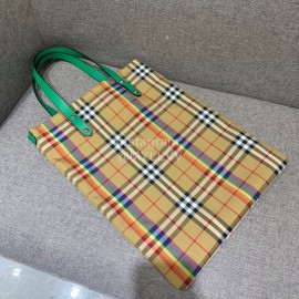 Burberry Small Classic Plaid Handbag