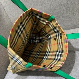 Burberry Small Classic Plaid Handbag