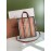 Burberry Classic Stripe Canvas Handbag Messenger Bag