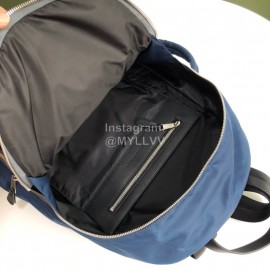 Burberry Fashion Nylon Leisure Backpack Blue