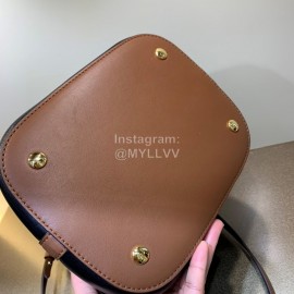 Burberry Summer Cowhide Bucket Bag Black