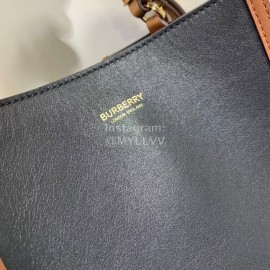 Burberry Summer Cowhide Bucket Bag Black