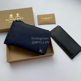 Burberry Simple Water Ripple Handbag Blue