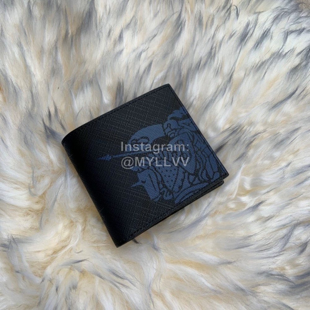 Burberry New Printed Short Two Fold Wallet