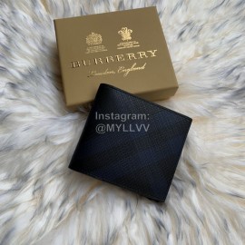 Burberry New Printed Short Two Fold Wallet
