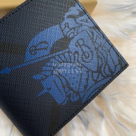 Burberry New Printed Short Two Fold Wallet