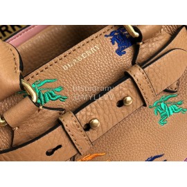 Burberry Brown Leather Vintage Handbag