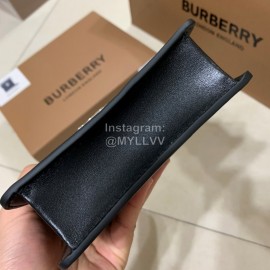 Burberry Black Leather Mini Crossbody Bag