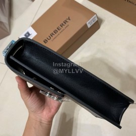 Burberry Black Leather Mini Crossbody Bag