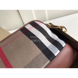 Burberry Fashion Plaid Handbag Chain Bag