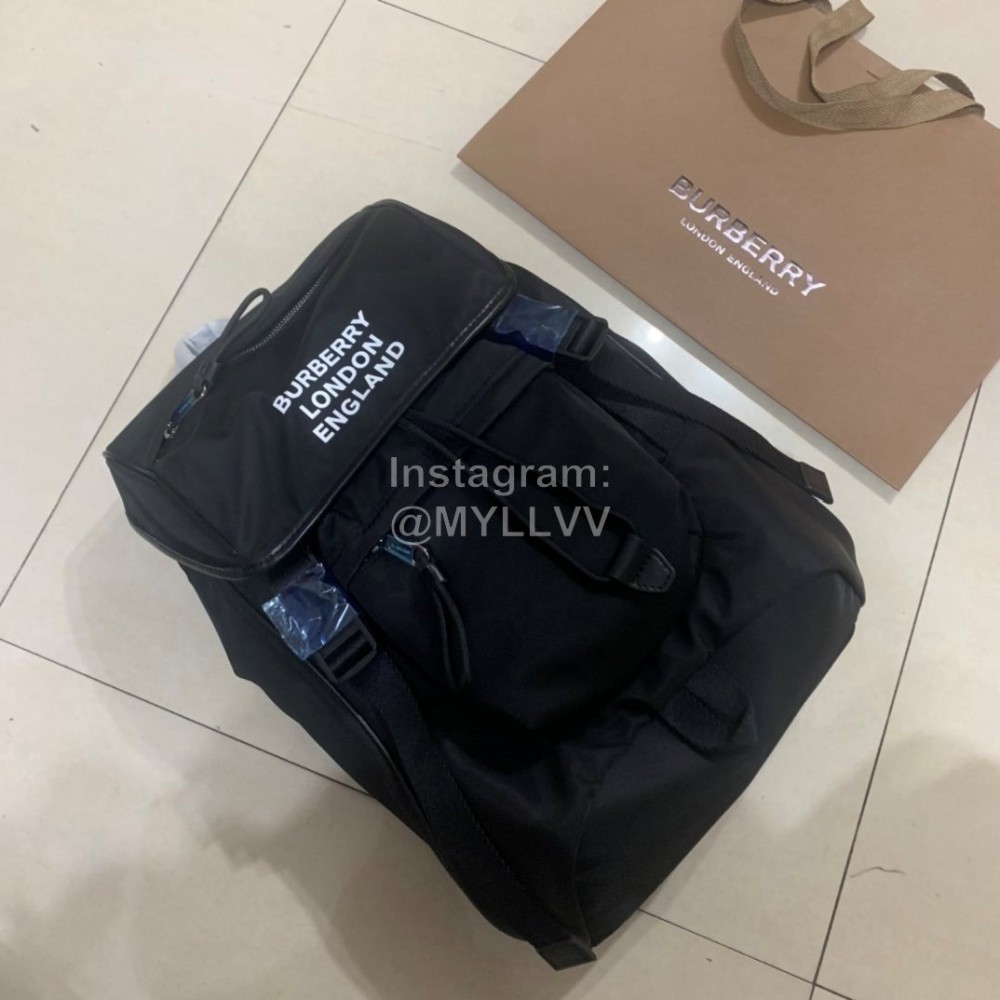 Burberry Black Simple Backpack