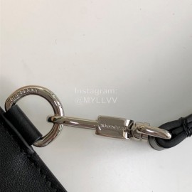 Burberry Printed Leather Zipper Handbag