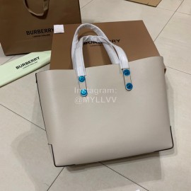 Burberry Exquisite Embossed Tote Bag White