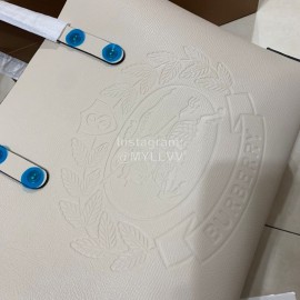 Burberry Exquisite Embossed Tote Bag White