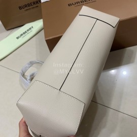 Burberry Exquisite Embossed Tote Bag White
