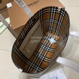 Burberry Exquisite Embossed Tote Bag White