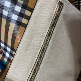 Burberry Exquisite Embossed Tote Bag White