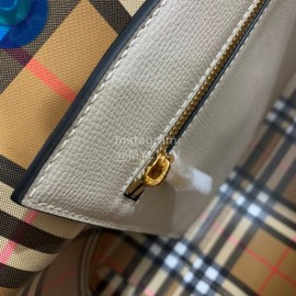 Burberry Exquisite Embossed Tote Bag White