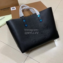 Burberry Exquisite Embossed Tote Bag Black