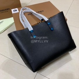 Burberry Exquisite Embossed Tote Bag Black