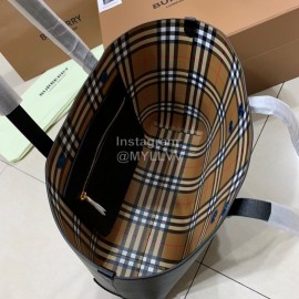 Burberry Exquisite Embossed Tote Bag Black