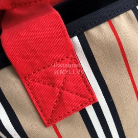 Burberry Red New Cotton Tote Bag