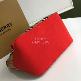 Burberry Red New Cotton Tote Bag
